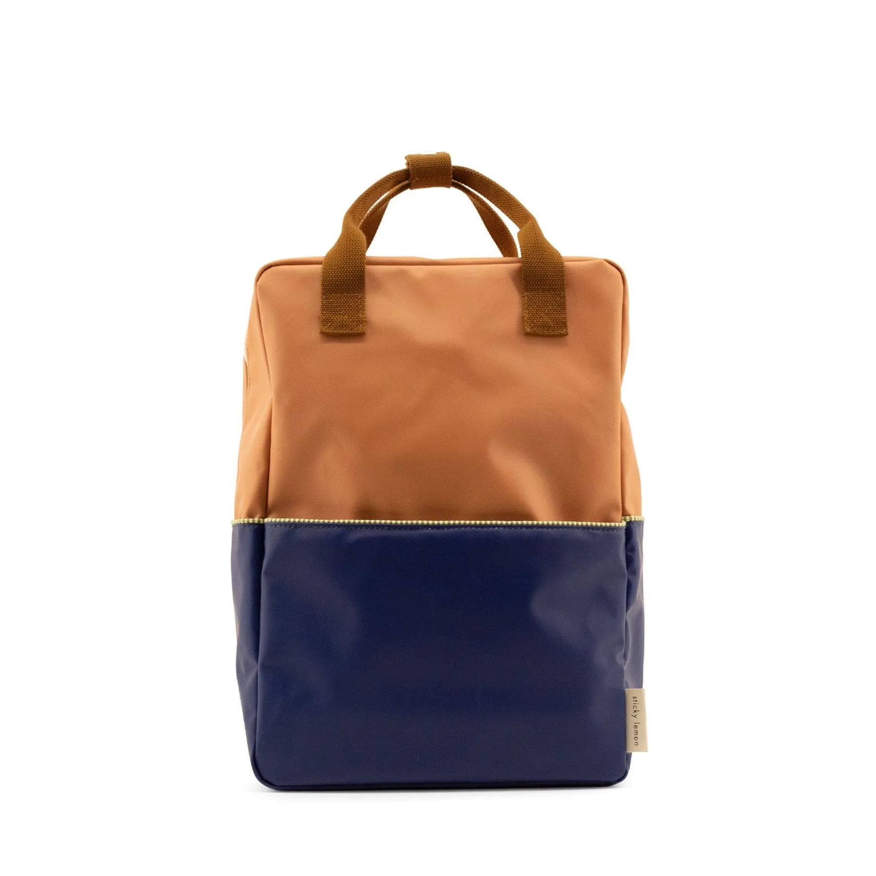 Sticky Lemon Colourblocking Large Backpack, Morning Sky/Deep Lake Blue