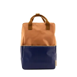Sticky Lemon Colourblocking Large Backpack, Morning Sky/Deep Lake Blue