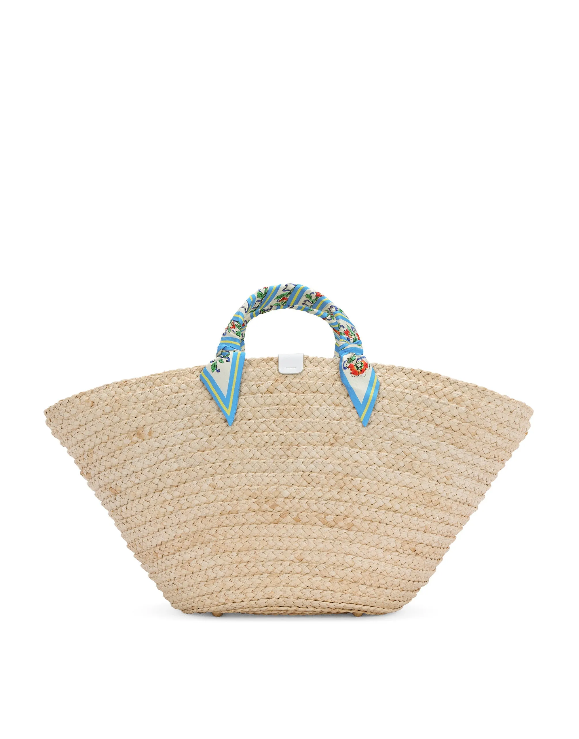 Straw Kendra bag with DG logo