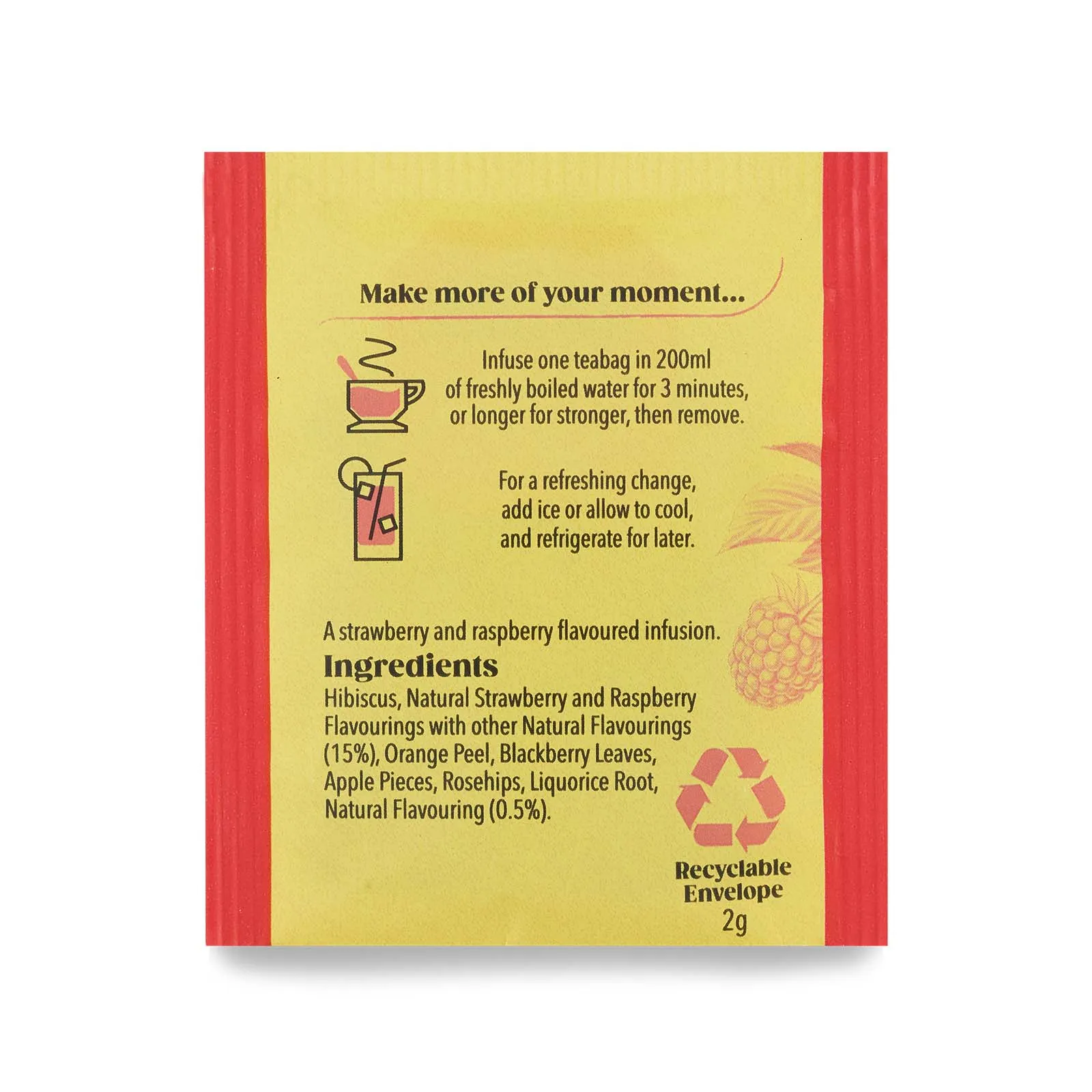 Strawberry & Raspberry - 20 Tea Bags