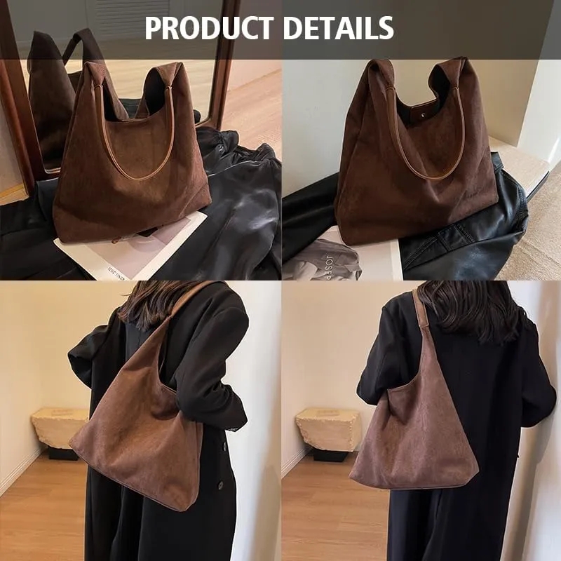 Suede Bag for Women Suede Hobo Bags Suedes Tote Bag Suedes Handbag Shoulder Bag