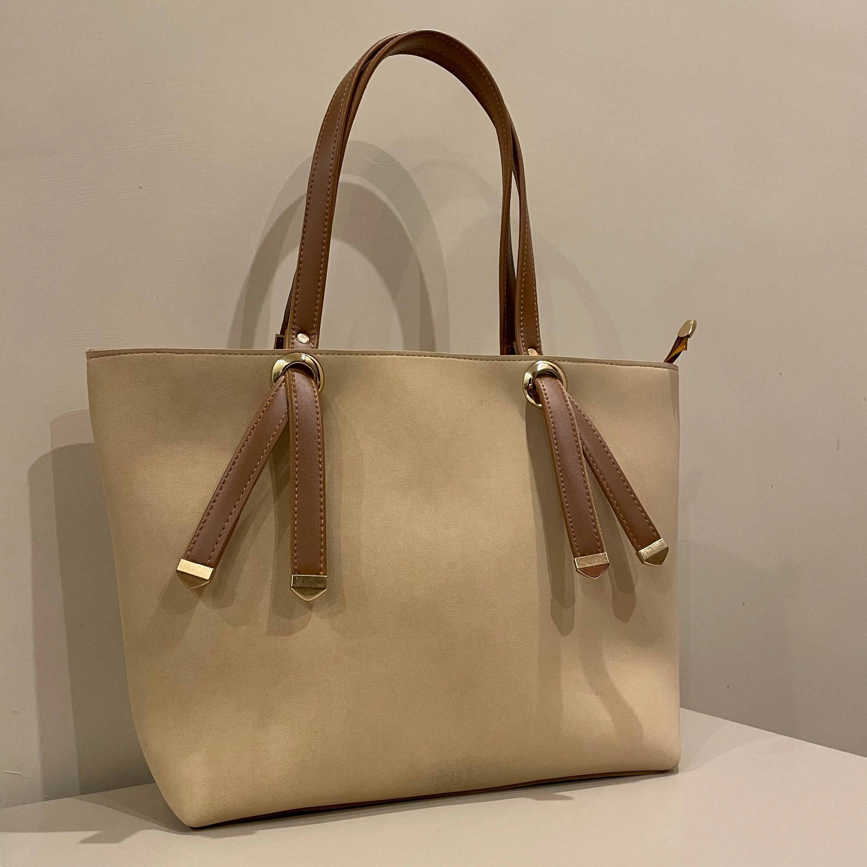 Suede Tote Bag