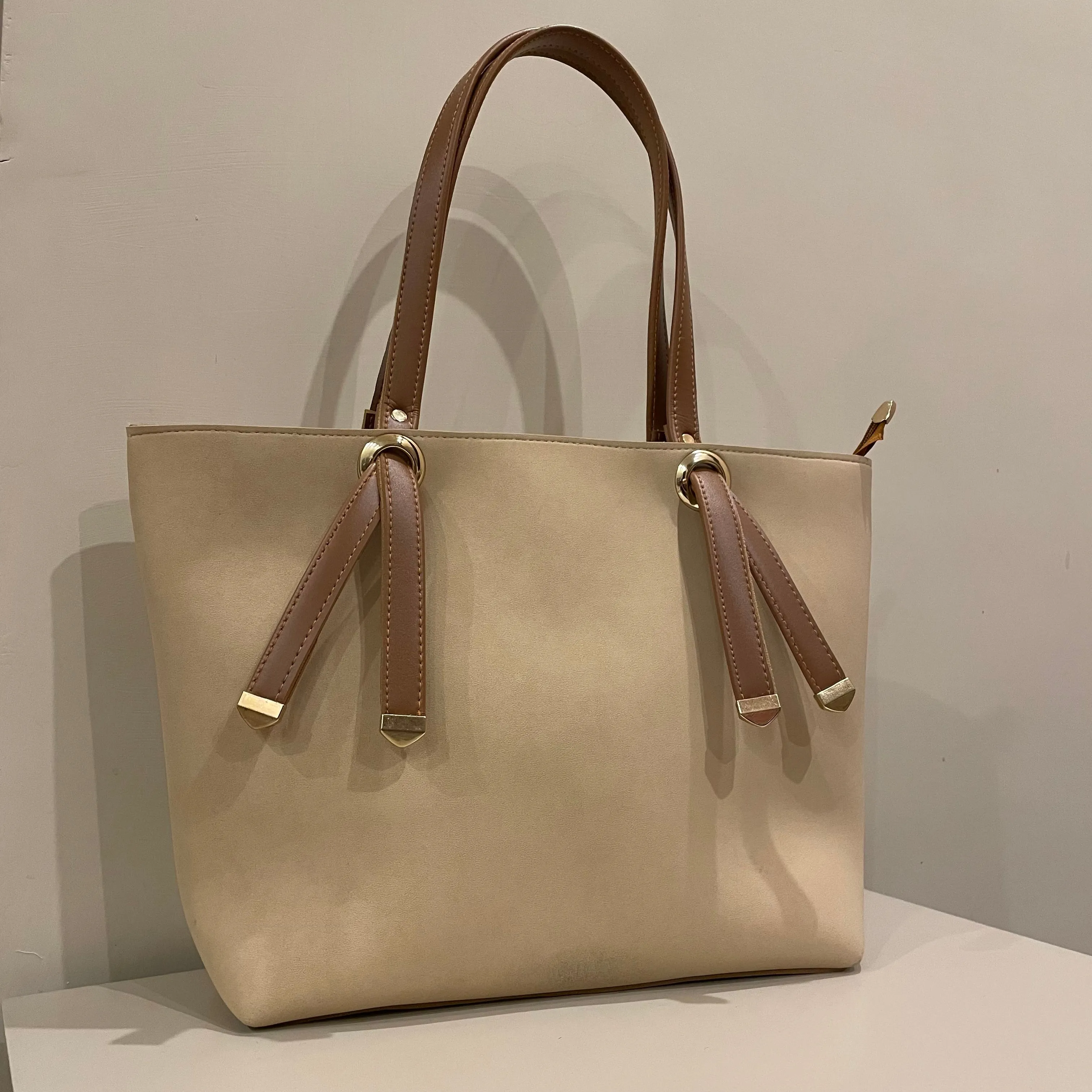 Suede Tote Bag