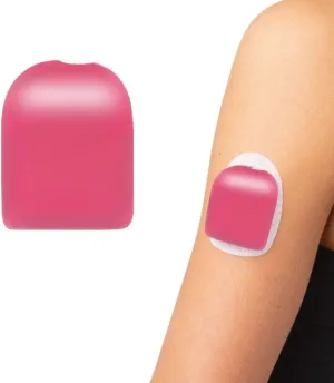 Sugar Medical - PumpPOPS Reusable Omnipod Cover - Soft, Flexible & Easy to Remove Cover for Diabetic Insulin Pumps (Raspberry)