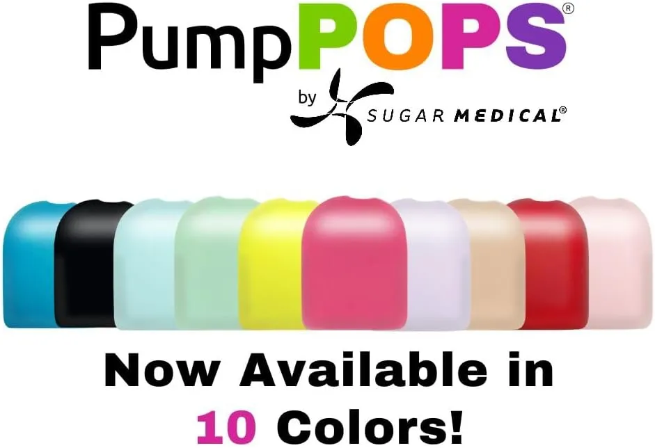 Sugar Medical - PumpPOPS Reusable Omnipod Cover - Soft, Flexible & Easy to Remove Cover for Diabetic Insulin Pumps (Raspberry)