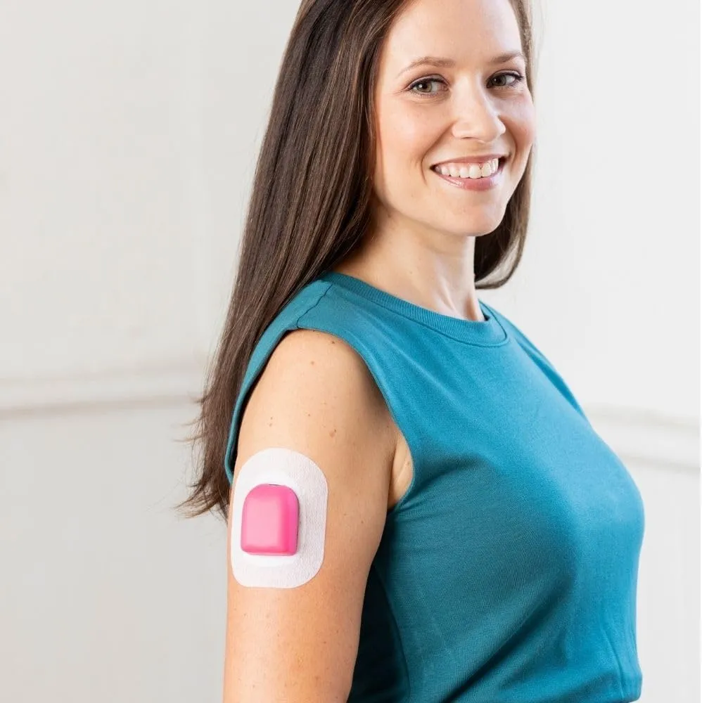 Sugar Medical - PumpPOPS Reusable Omnipod Cover - Soft, Flexible & Easy to Remove Cover for Diabetic Insulin Pumps (Raspberry)