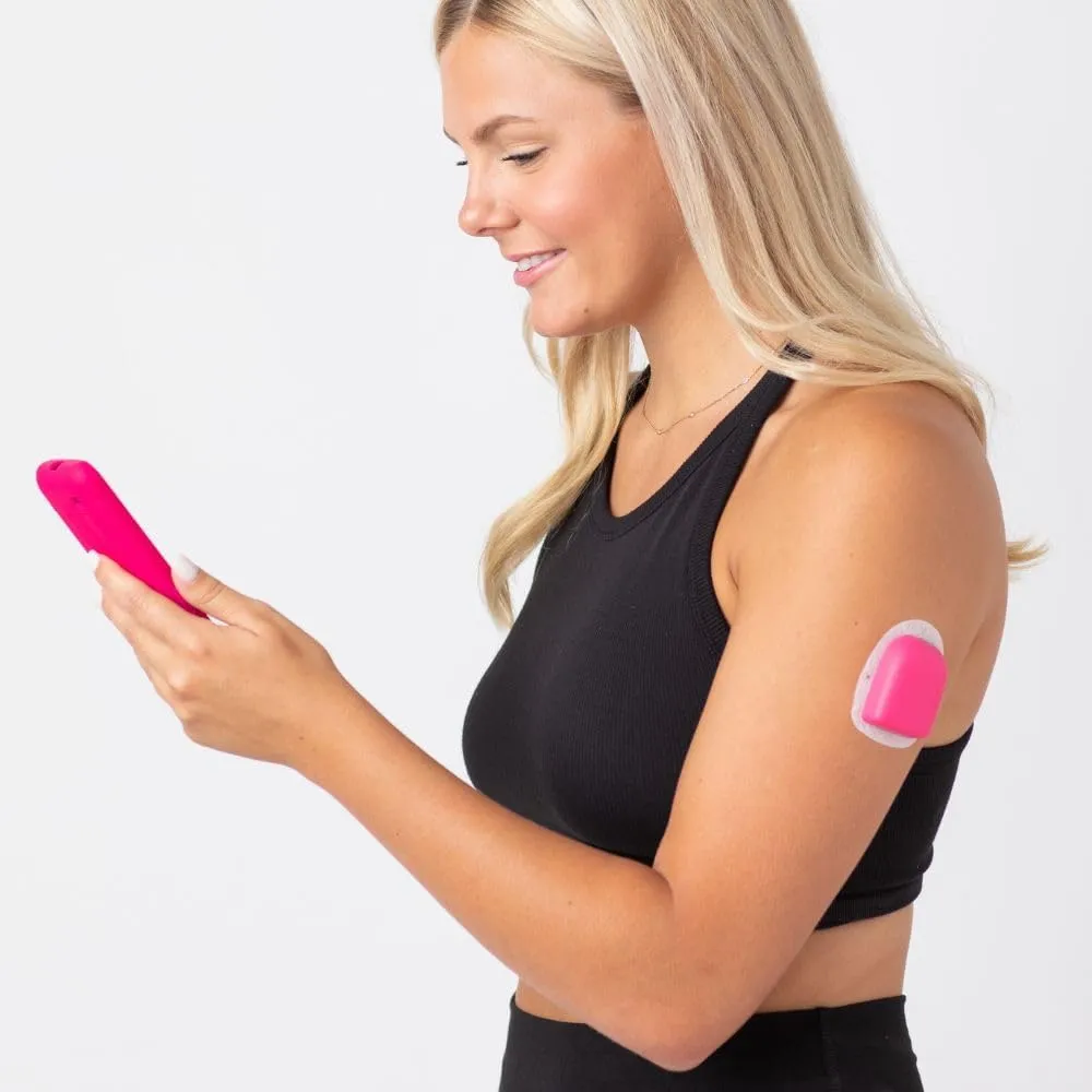 Sugar Medical - PumpPOPS Reusable Omnipod Cover - Soft, Flexible & Easy to Remove Cover for Diabetic Insulin Pumps (Raspberry)
