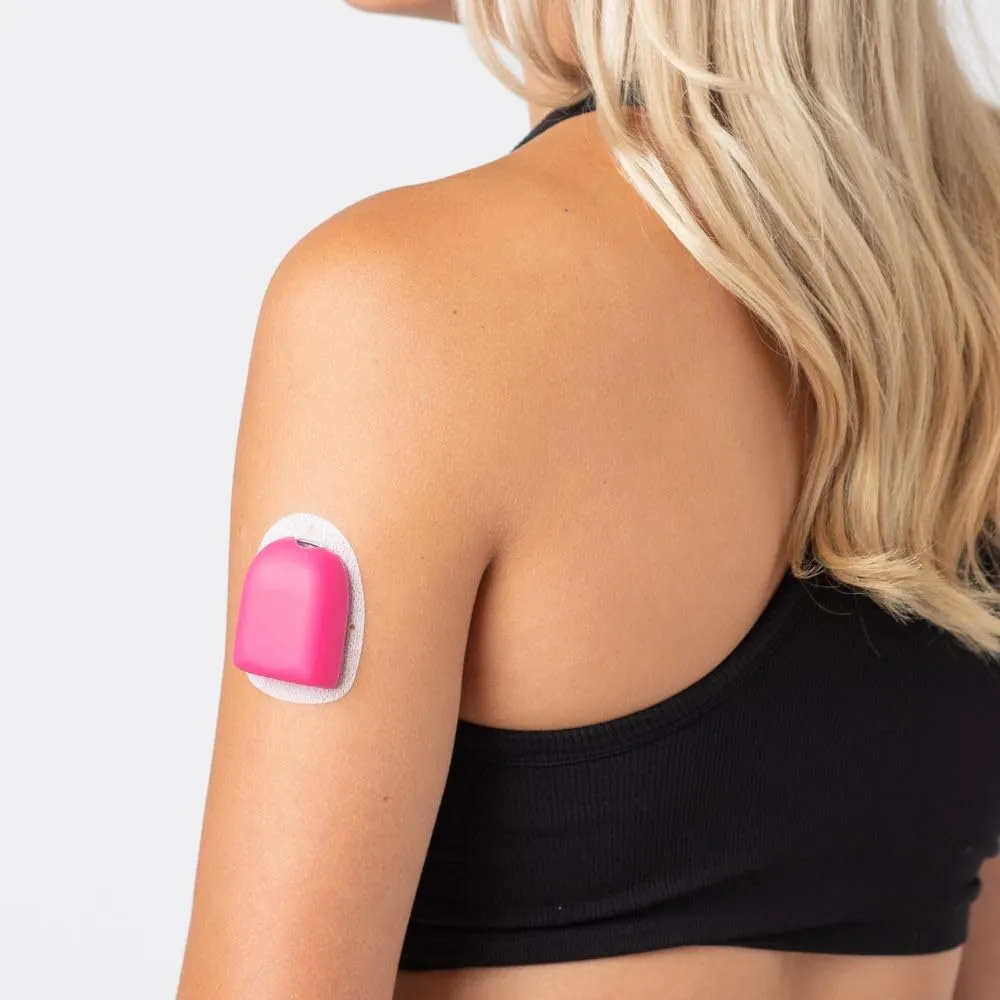 Sugar Medical - PumpPOPS Reusable Omnipod Cover - Soft, Flexible & Easy to Remove Cover for Diabetic Insulin Pumps (Raspberry)