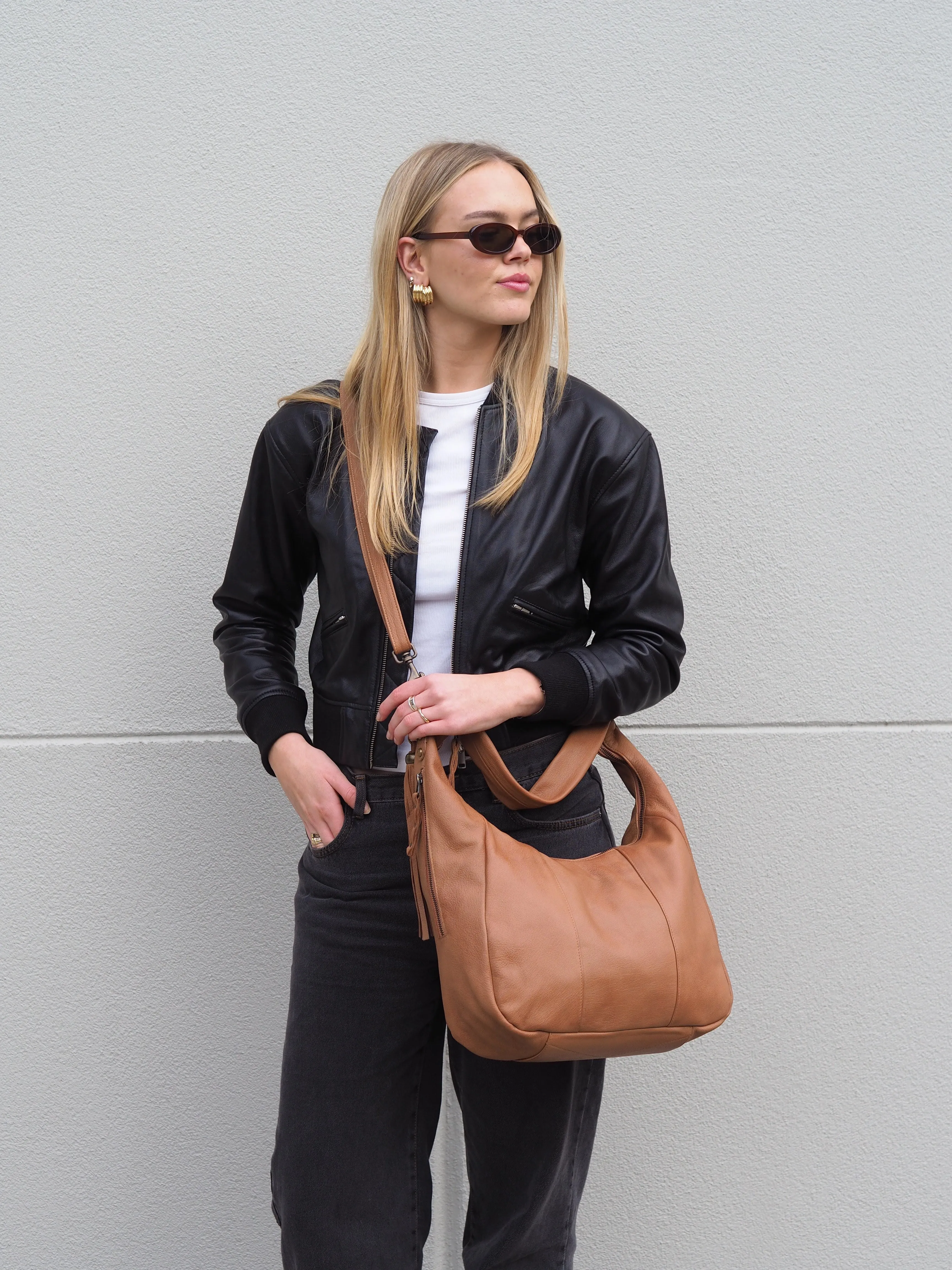 Suki Soft Hobo | Cognac