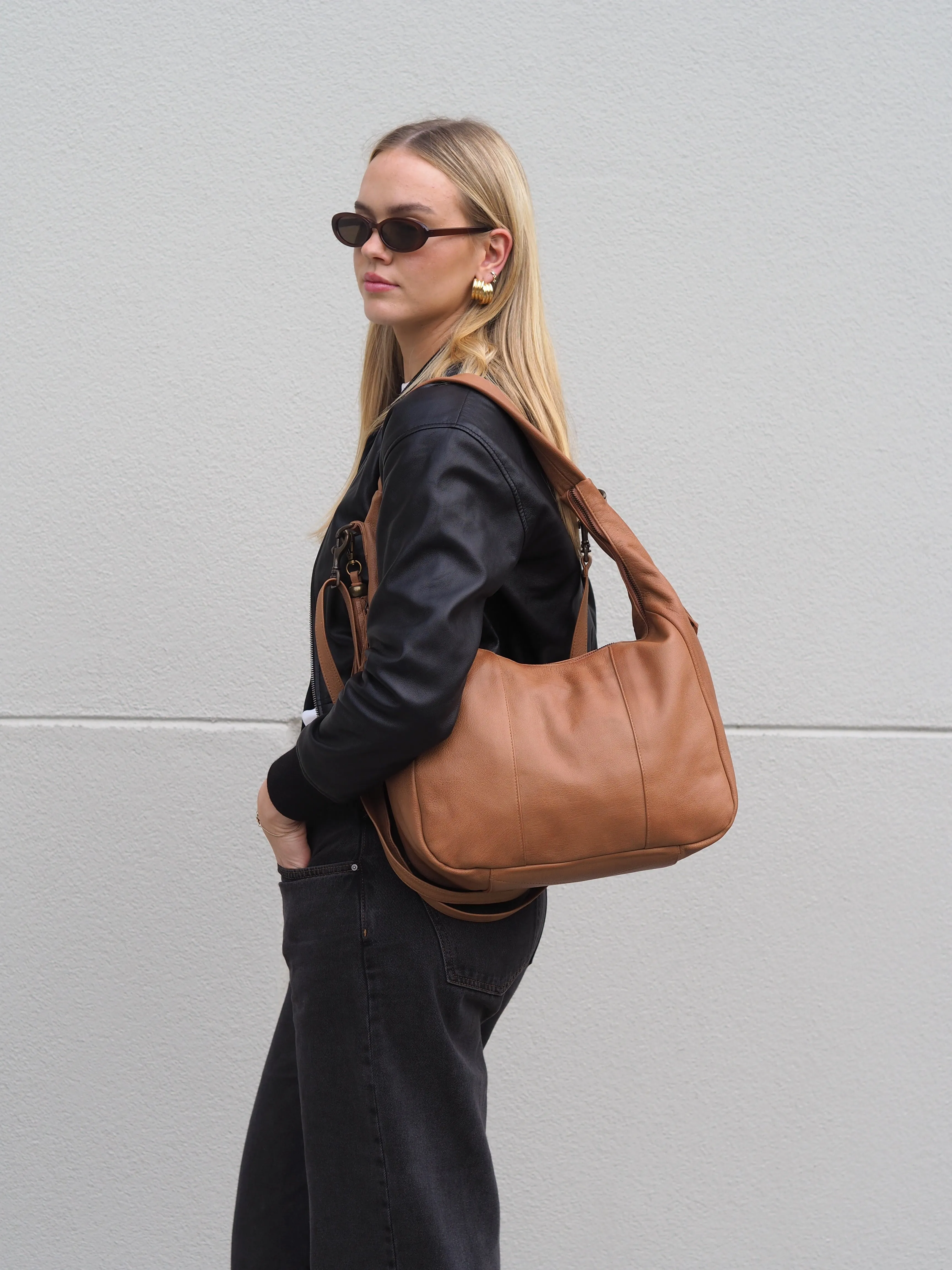Suki Soft Hobo | Cognac