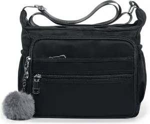 SUKRY Women's Shoulder Bags with RFID Anti Thief Pocket Casual Handbag Travel Bag Messenger CrossBody Purse for Women