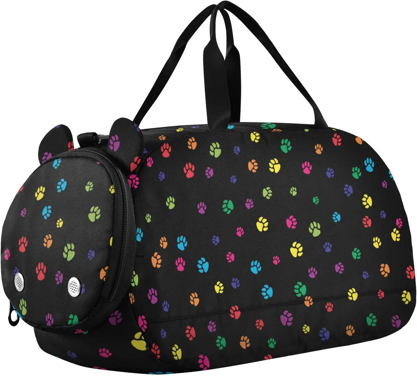 susiyo Small Duffle Bag Colorful Sparks and Stars Kids Duffle Bag for Boys Girls Dance Bag Gym Bag