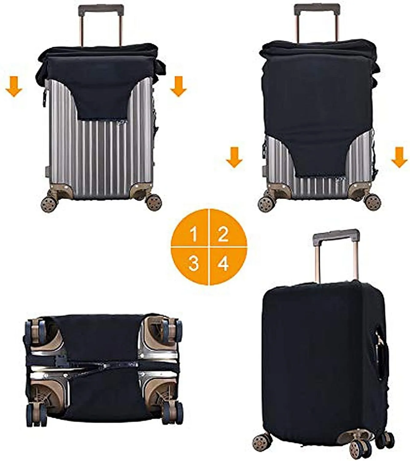 SWEET TANG Travel Luggage Cover Suitcase Protector Anti Scratch Suitcase Cover Washable Baggage Covers (Gay Homosexual Lesbian Rainbow Lips Pride)