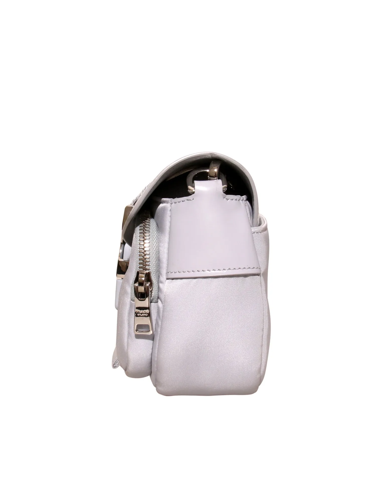 Tessuto Spazzolato-Trimmed Cross Body Bag