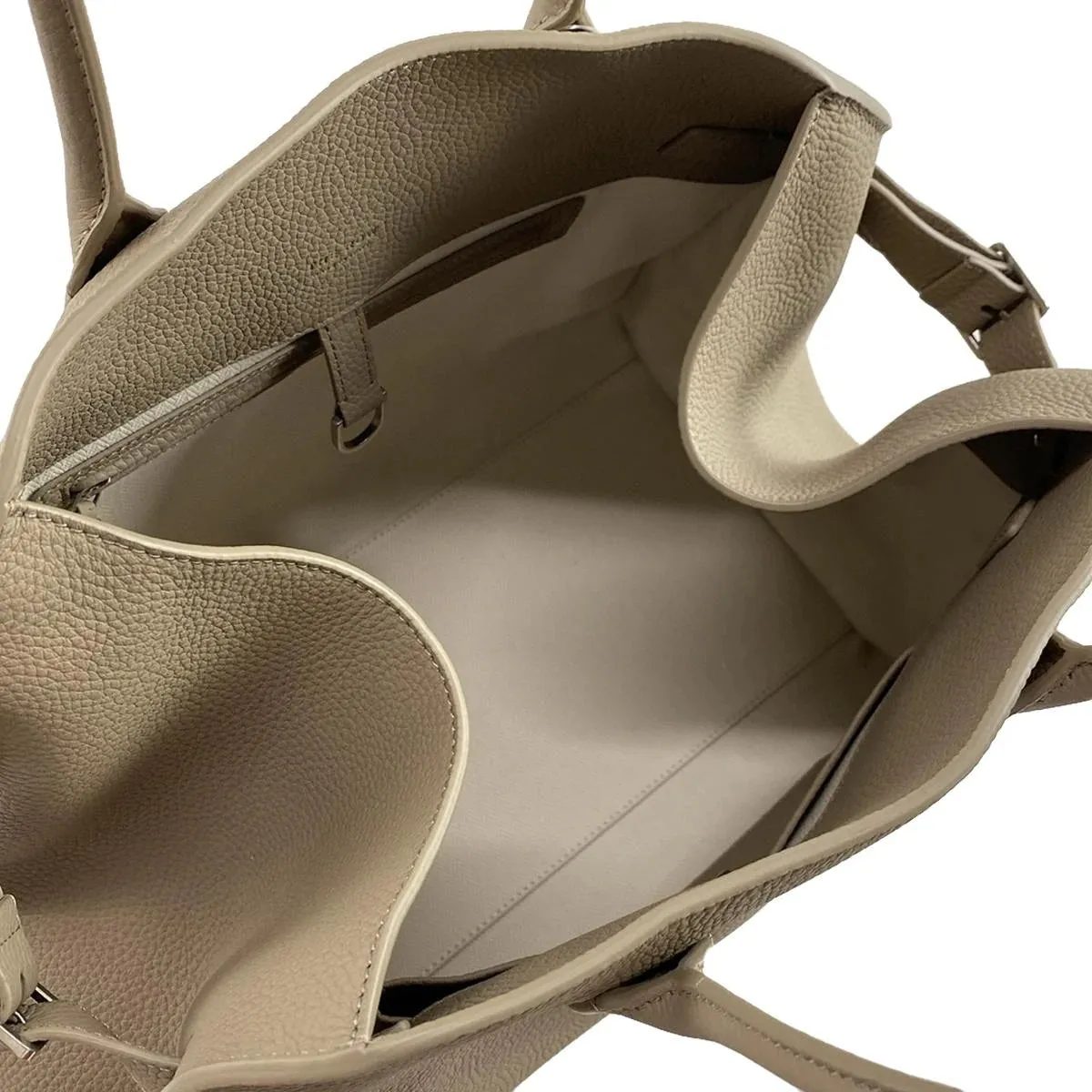 The Row Soft Margaux dark taupe Bag