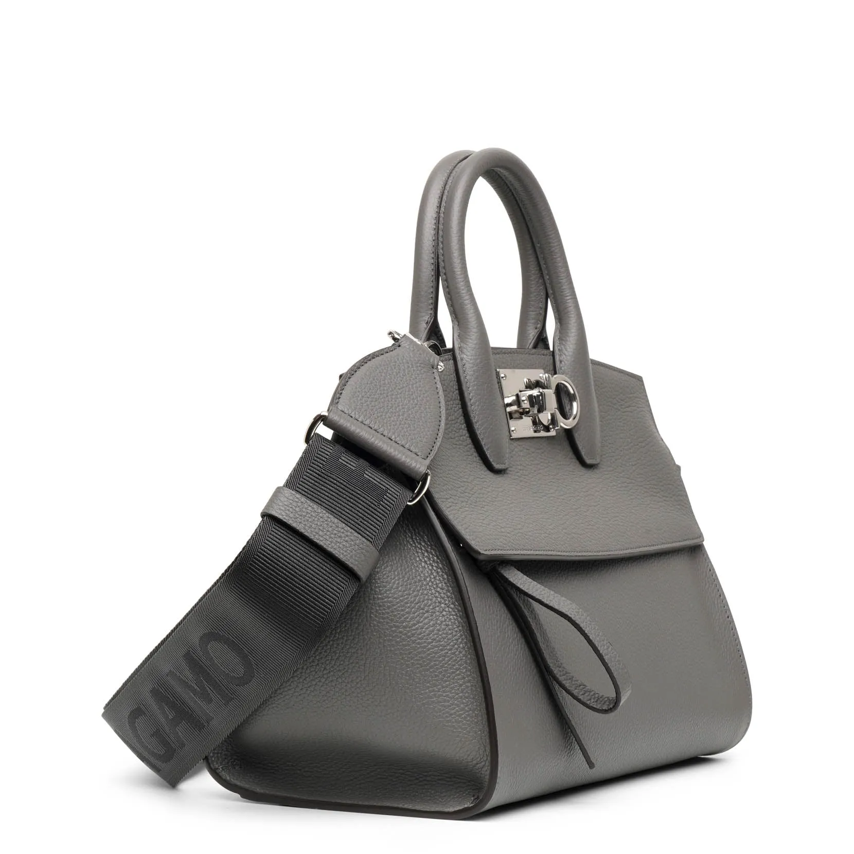 The Studio soft small grey tote bag