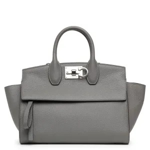 The Studio soft small grey tote bag