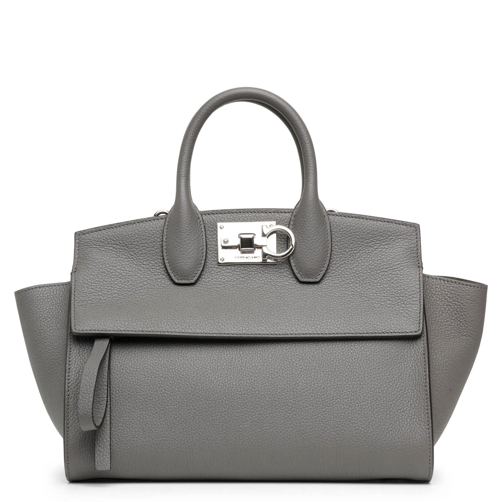 The Studio soft small grey tote bag