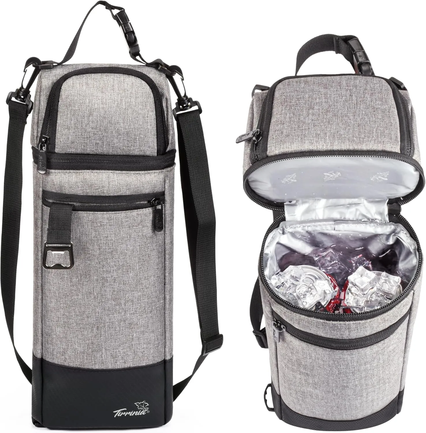 Tirrinia Golf Cooler Bag - 5 Cans Insulated Cooler Sleeve for Drinks, Golf Accessories Gifts for Men Women
