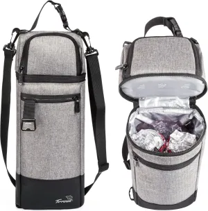 Tirrinia Golf Cooler Bag - 5 Cans Insulated Cooler Sleeve for Drinks, Golf Accessories Gifts for Men Women