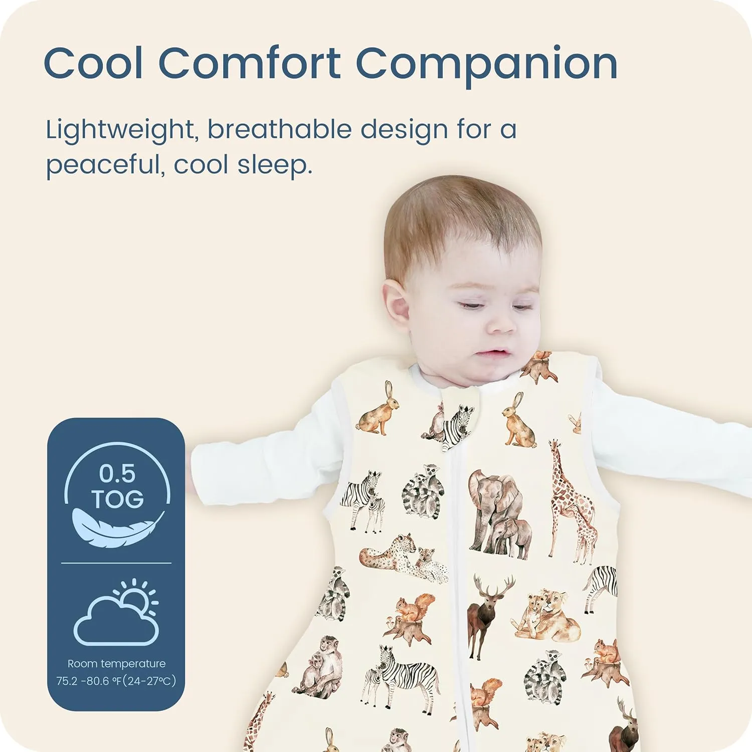 Toddler Sleep Sacks 2T-3T-4T, 0.5 TOG Light Summer Wearable Blankets, Extra Long XL Sleeping Bags, 2 Pack
