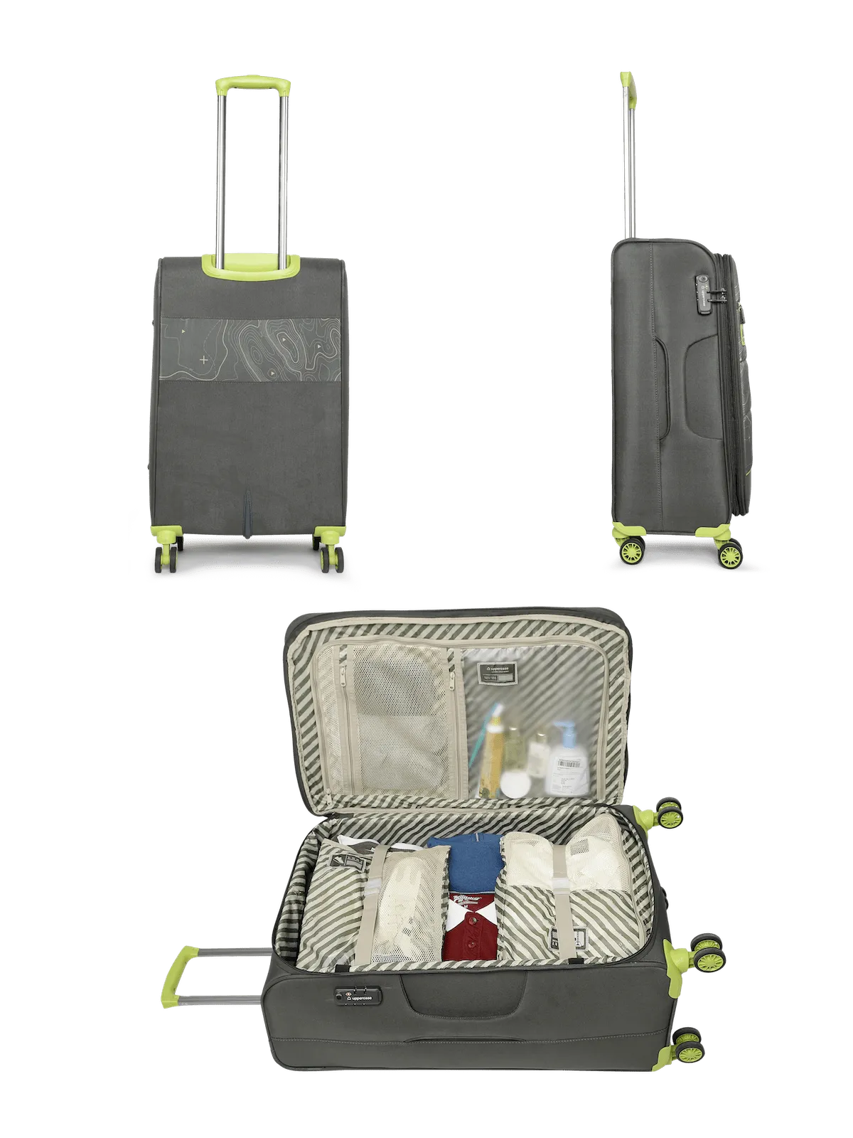 Topo Green Medium Soft Trolley