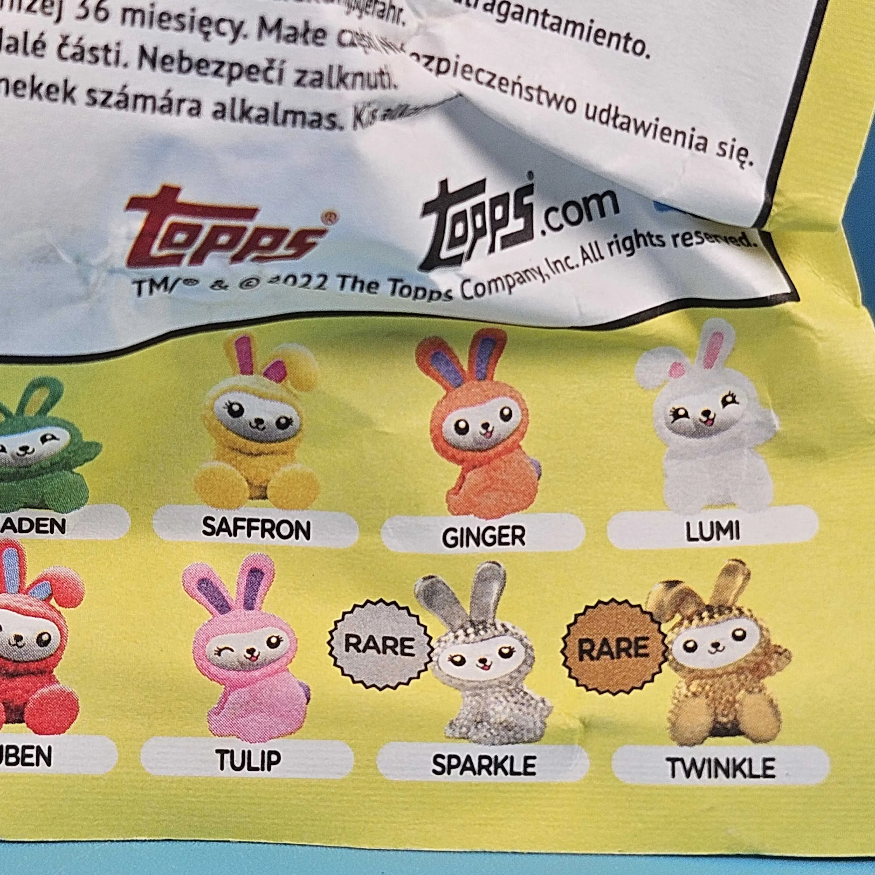 Topps I Love Bunnies Blind Bags