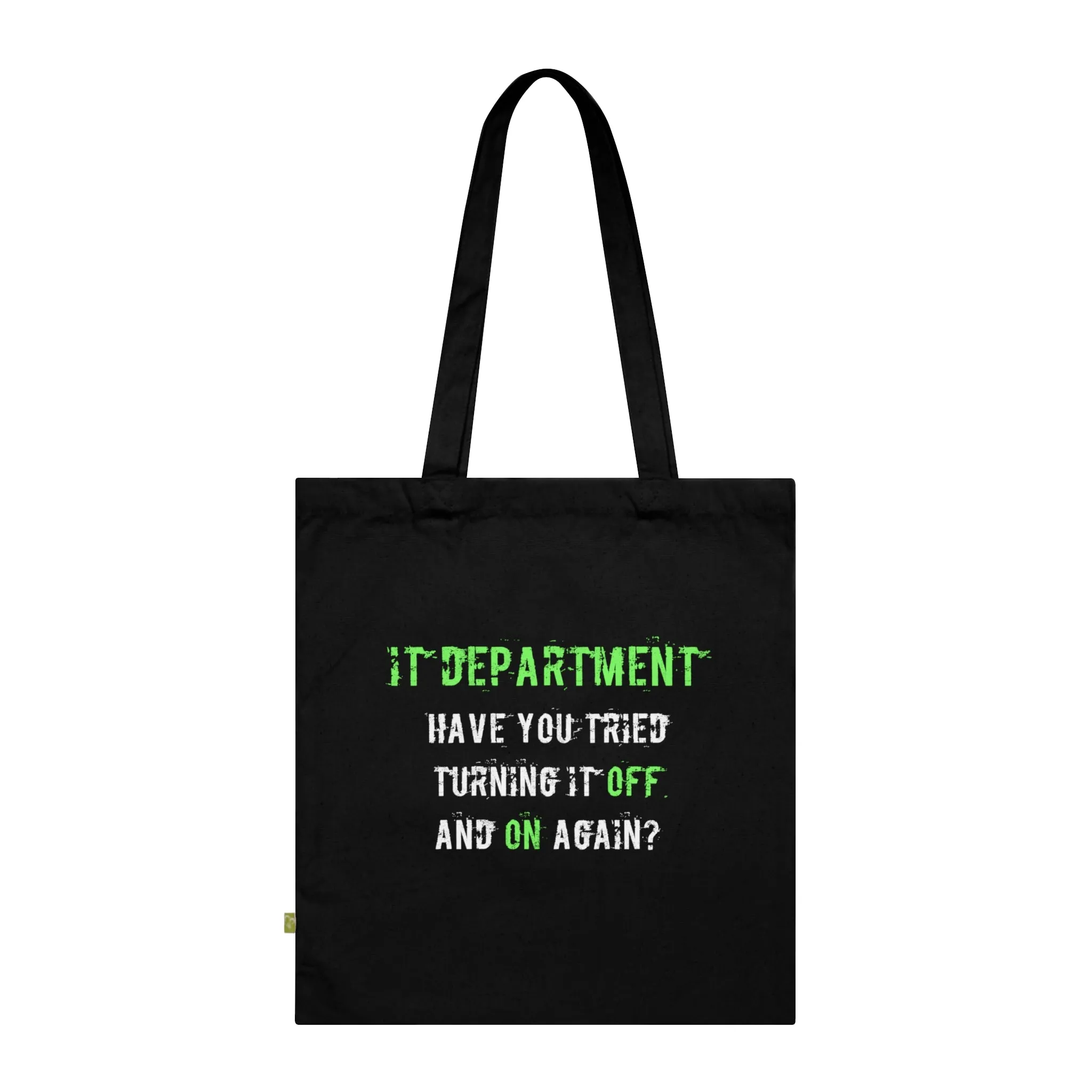 Tote Bag IT Support Green