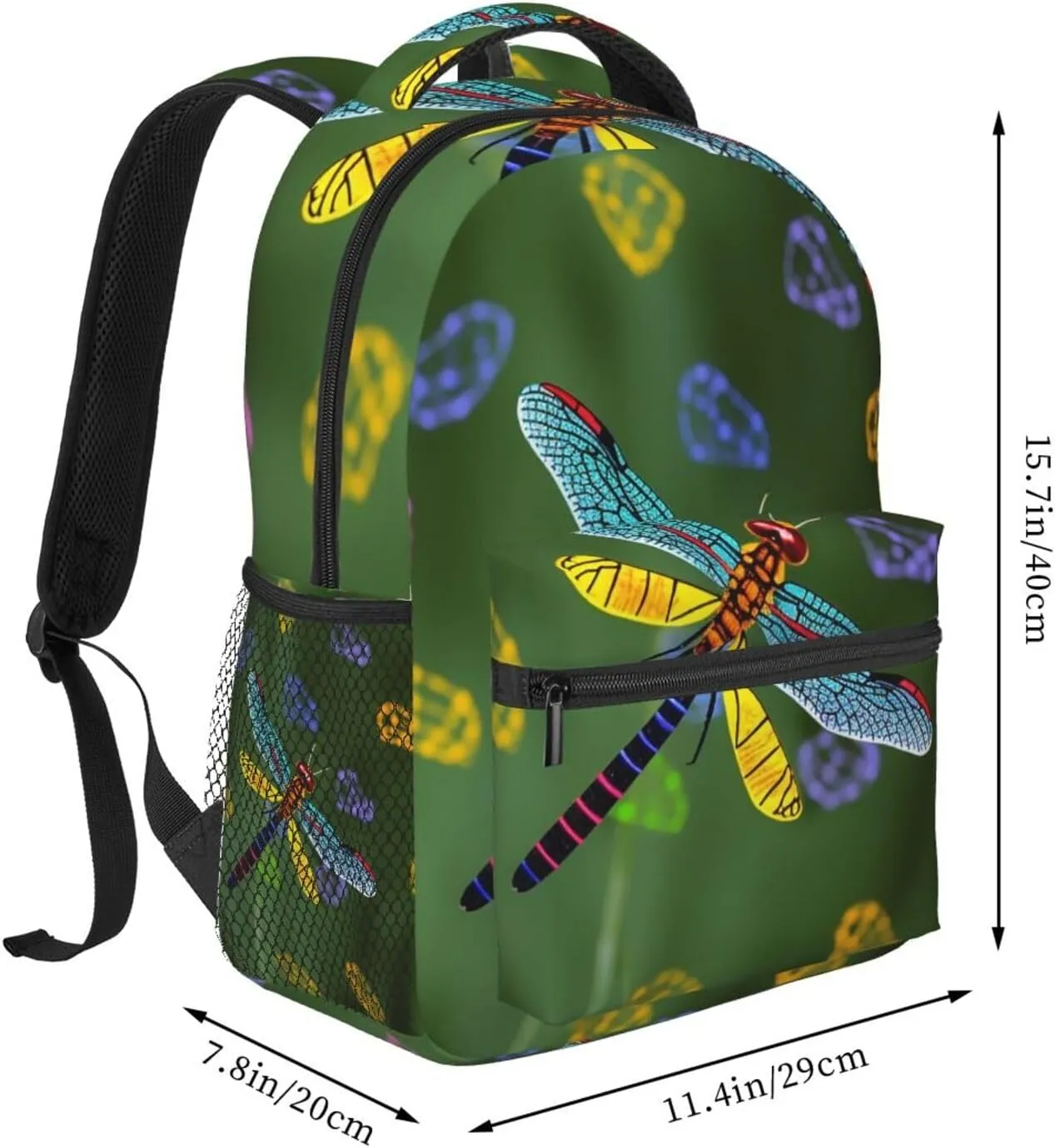 Travel Backpack for Women Men Casual Carry On Back Pack Happy foot 15.6inch Laptop Backpack