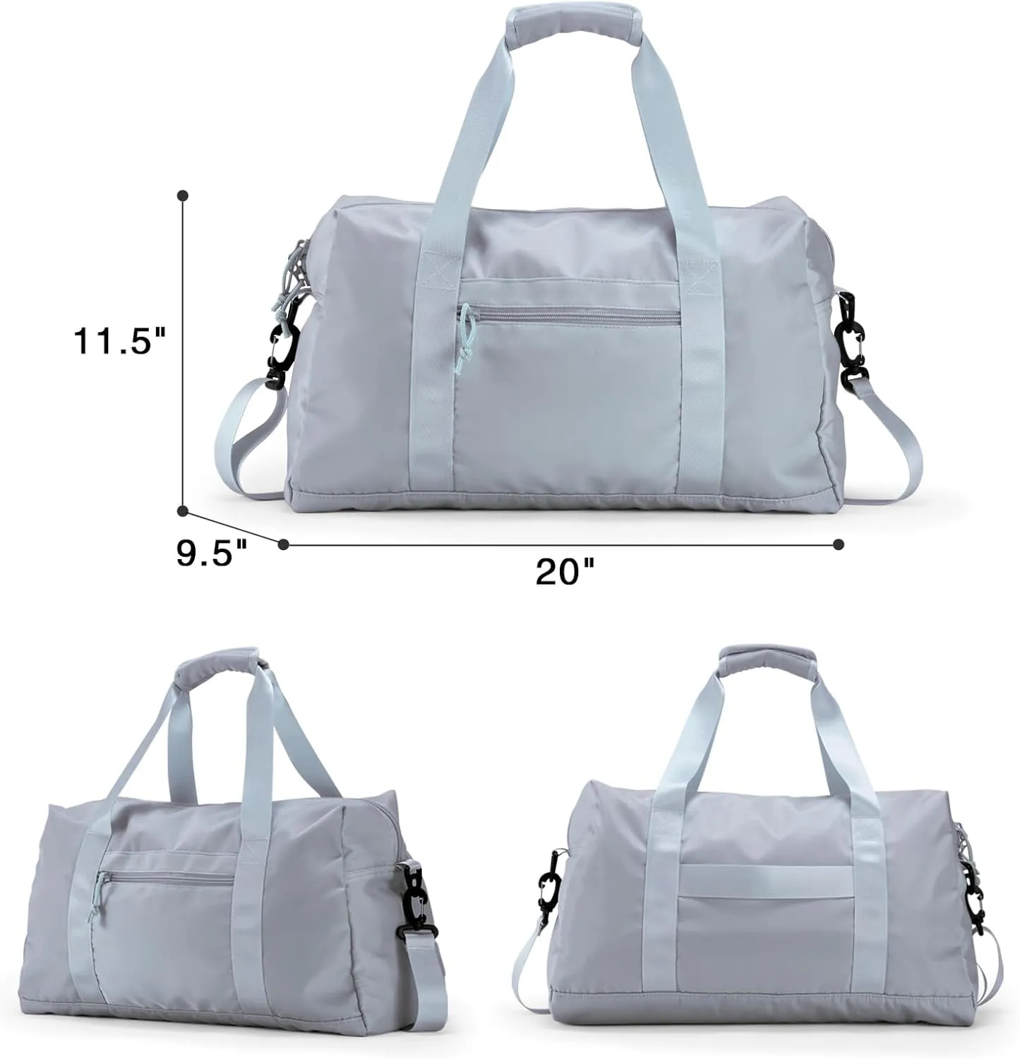 Travel Duffle Bag,Sport Gym Bag for Men And Women with Wet Pocket,Weekender Bag Carry On Tote Bags for Airplane