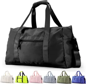 Travel Duffle Bag,Sport Gym Bag for Men And Women with Wet Pocket,Weekender Bag Carry On Tote Bags for Airplane