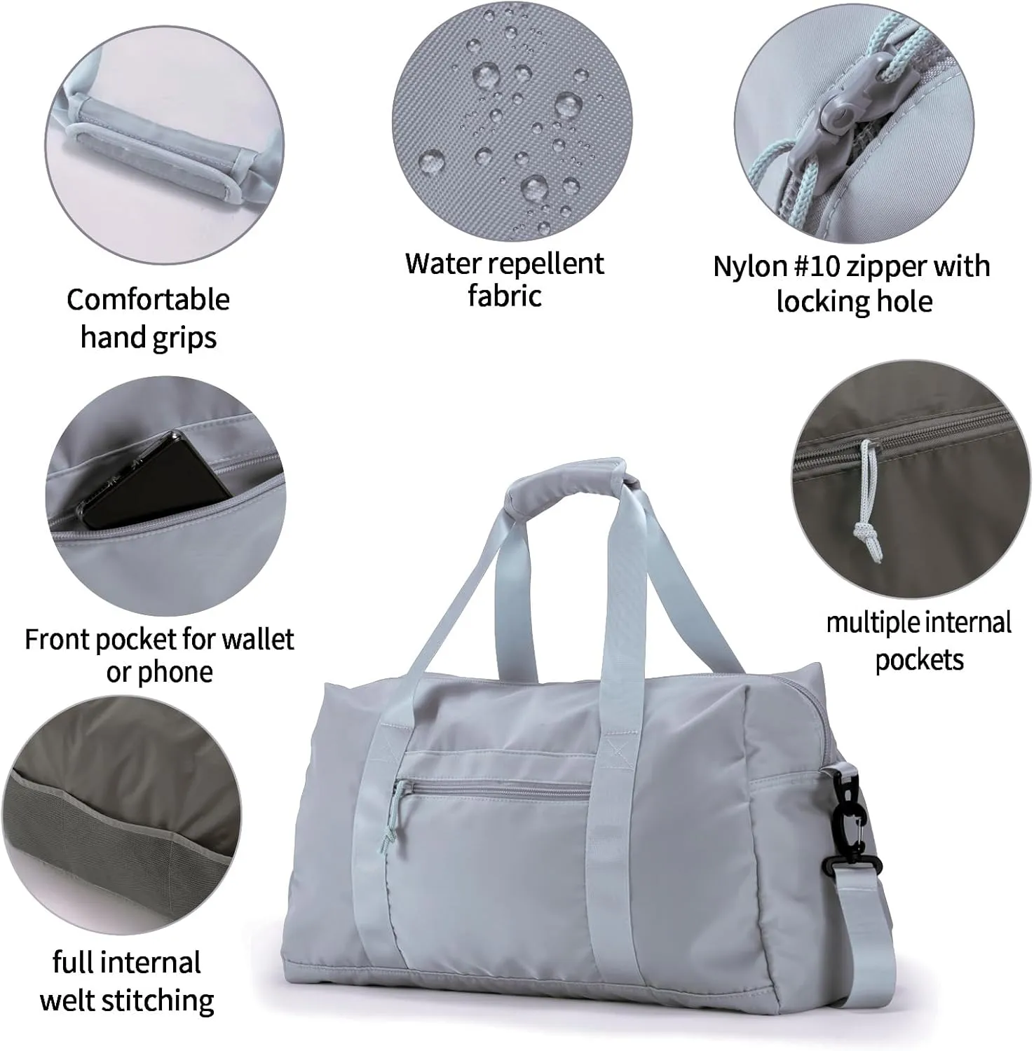 Travel Duffle Bag,Sport Gym Bag for Men And Women with Wet Pocket,Weekender Bag Carry On Tote Bags for Airplane