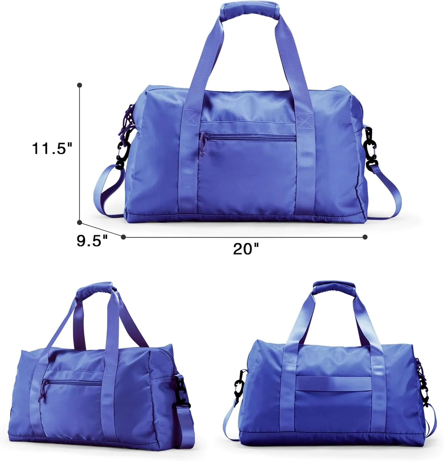Travel Duffle Bag,Sport Gym Bag for Men And Women with Wet Pocket,Weekender Bag Carry On Tote Bags for Airplane