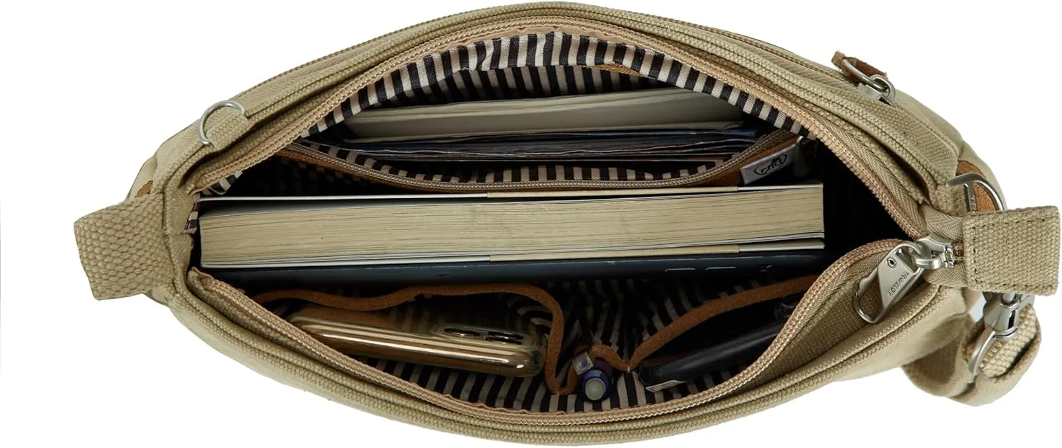 Travelon Anti-Theft Heritage Saddle Crossbody