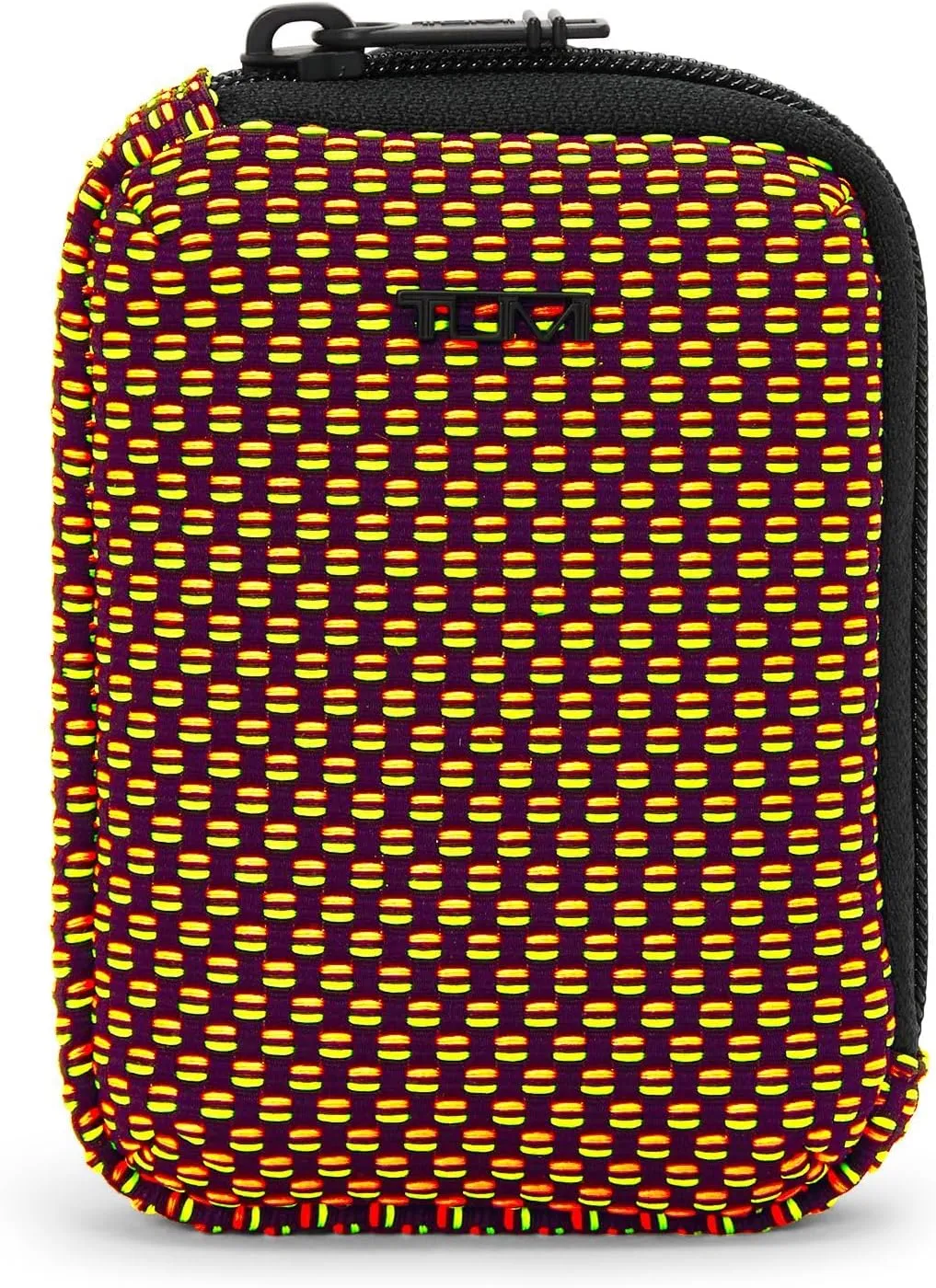 TUMI Plus - Modular Accessory Pouch - Colorful Pouch - & Essential Storage Bag - Red/Lime Chameleon
