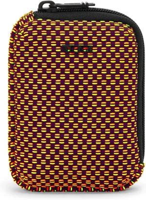TUMI Plus - Modular Accessory Pouch - Colorful Pouch - & Essential Storage Bag - Red/Lime Chameleon