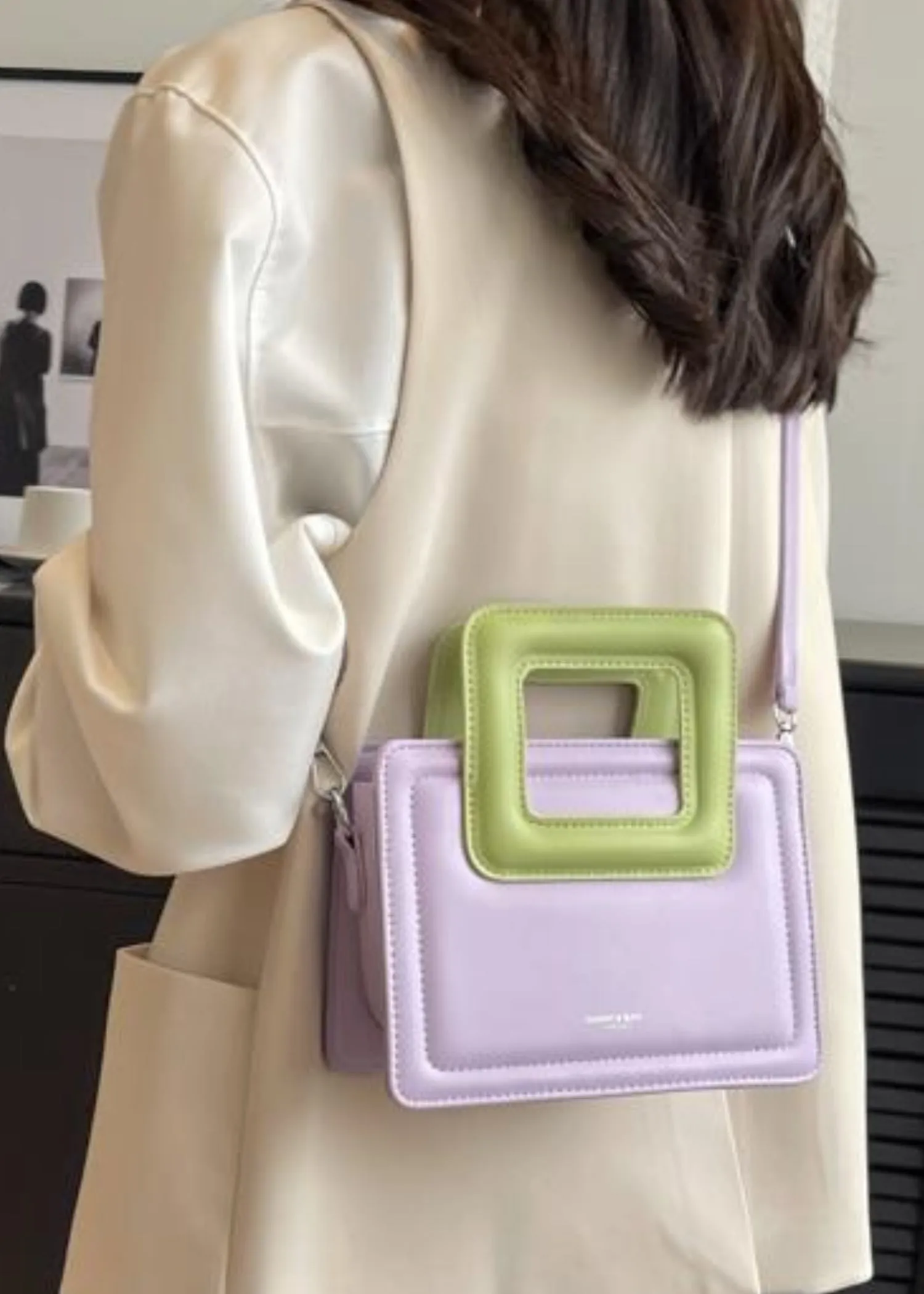 TURLING BAG - LILAC/GREEN