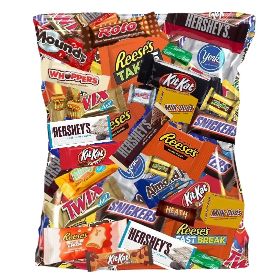 ULTIMATE Assorted CHOCOLATE Candy Mix! (4 Lbs.) Fun Mega Variety! Individually Wrapped Minis, Bulk, FRESH & DELICIOUS Fun Size Assortment, Great for Easter Baskets & Egg Hunts, Home & Office Candy Bowls, Parties, Parades & Piñatas!.