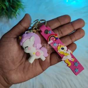 Unicorn Silicon keychain