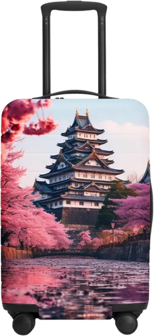 URBEST Luggage Cover Protector Suitcase Anti Scratch Dirt Covers, Fits 18"-22" Luggage Cherry Blossom