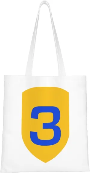 Us 3rd Cavalry Division Tote Bag for Women Canvas Shopping Bags Reusable Beach Bag Grocery Bags Tote Shoulder Bag Gift Bags