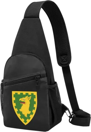 US Army 15th Military Police Brigade Chest Pack Leisure Shoulder Crossbody Chest Bag