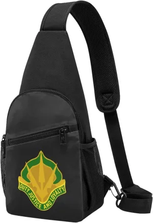 US Army 15th Military Police Brigade Chest Pack Leisure Shoulder Crossbody Chest Bag