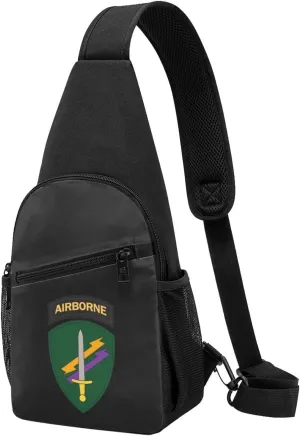 US Army 4th Psychological Operations Group Chest Pack Leisure Shoulder Crossbody Chest Bag