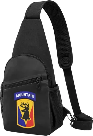US Army 86th Brigade Combat Team Chest Pack Leisure Shoulder Crossbody Chest Bag