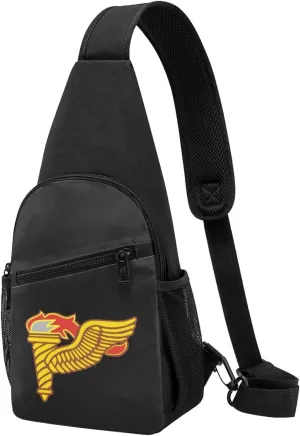US Army Airborne Pathfinders Chest Pack Leisure Shoulder Crossbody Chest Bag