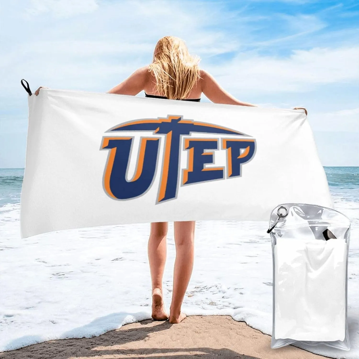 UTEP Miners Quick Dry Towel Soft Quick Dry Towel