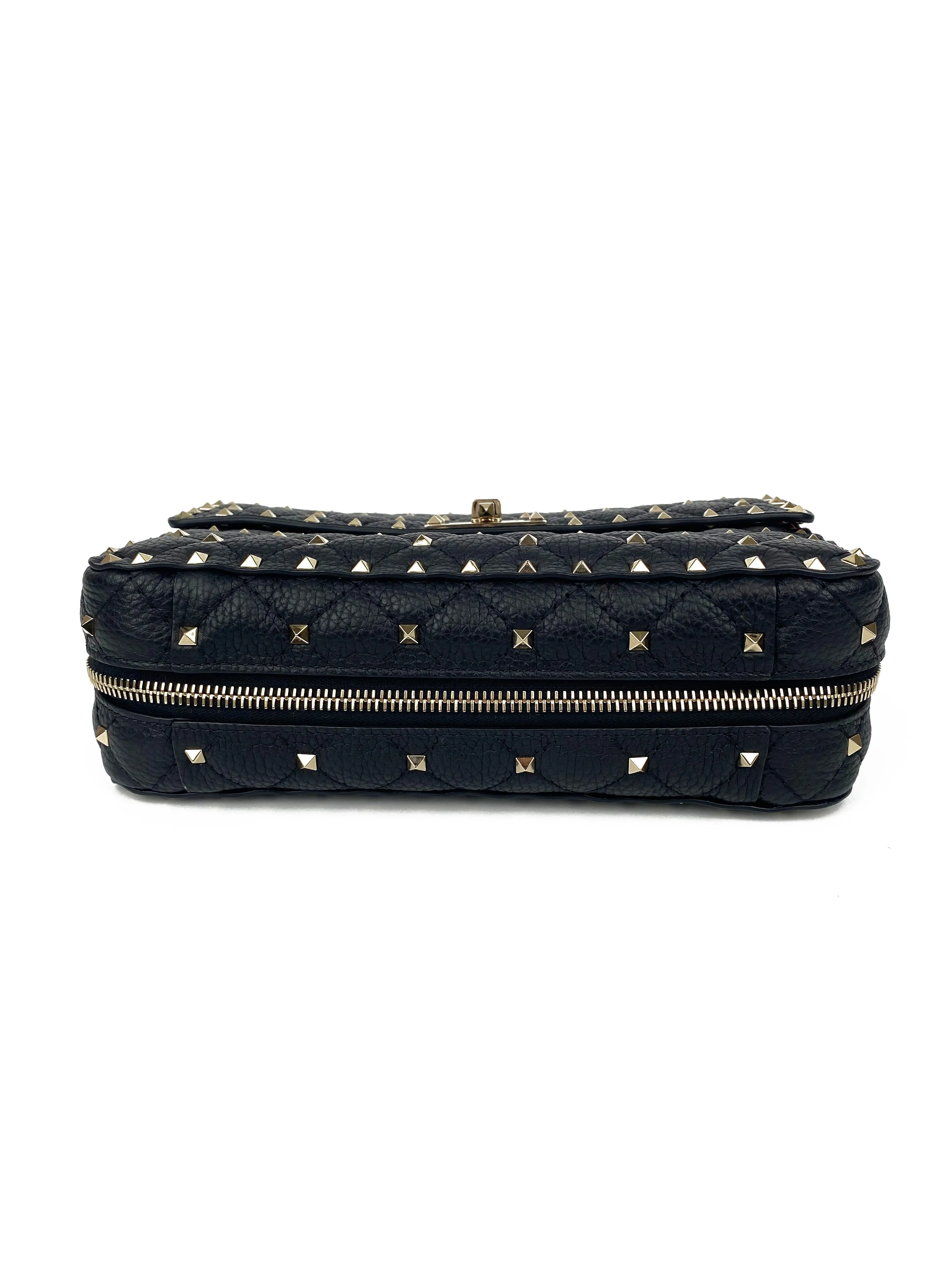 Valentino Black & White Rockstud Bag