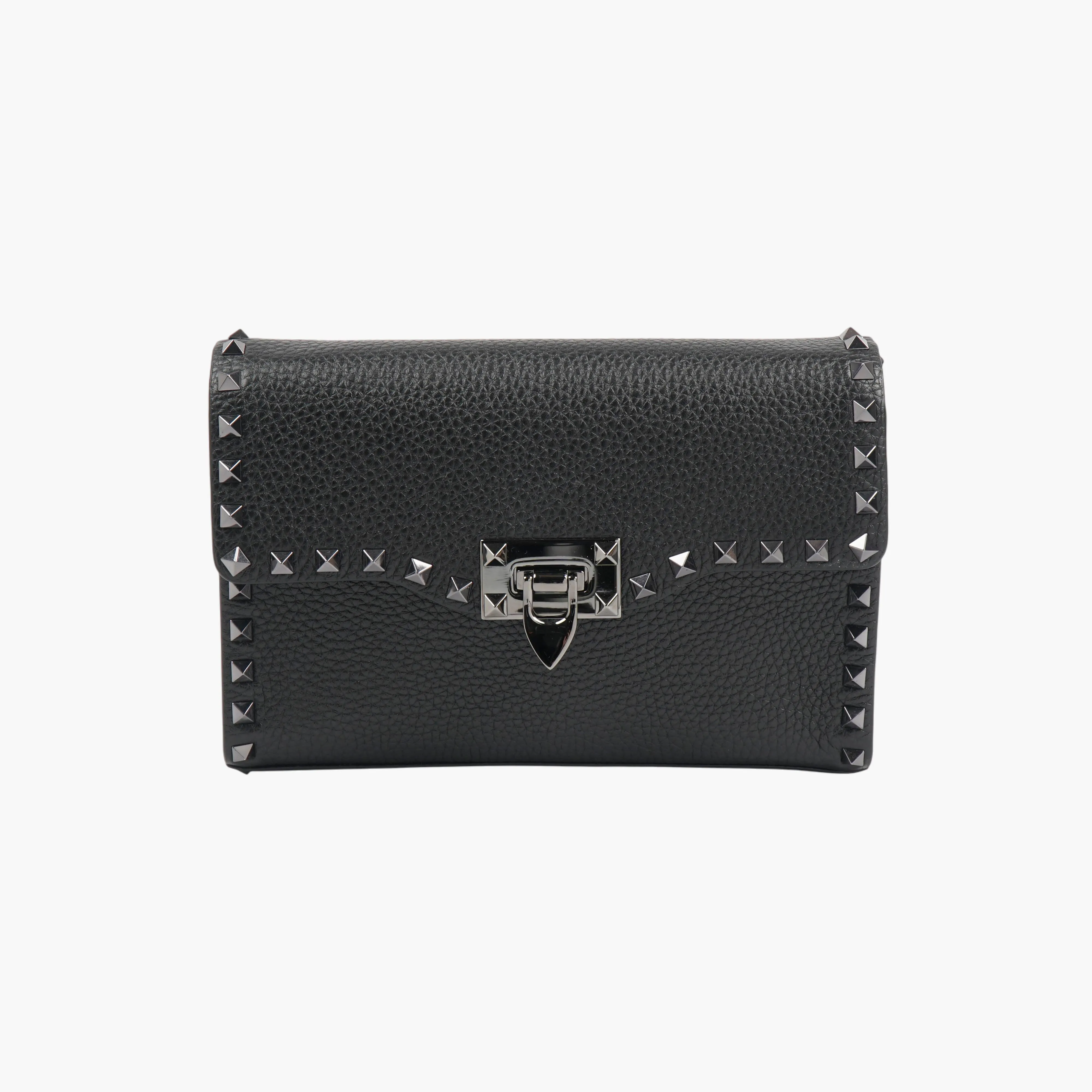 VALENTINO Black Rockstud Handbag