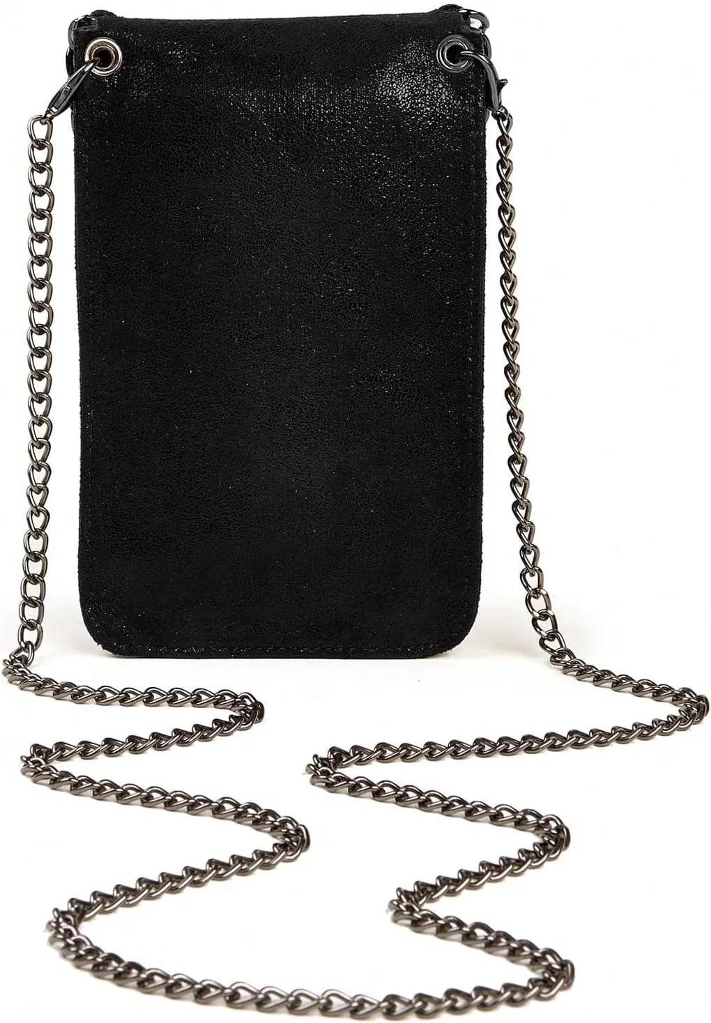 Verdusa Women's Metallic Small Crossbody Bag Casual Cell Phone Purse Chain Strap Shoulder Bags